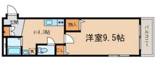 リビオン【4階】の間取り