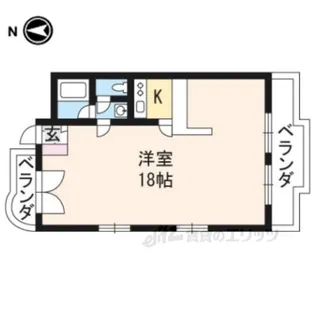 インペリアル聖護院【3階】の間取り