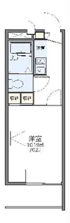 レオパレスホワイトプラム【1階】の間取り