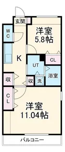 Blumen Garten【1階】の間取り