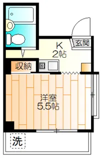 柳澤ハイツ【4階】の間取り