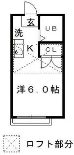 リバーサイド弥生【1階】の間取り