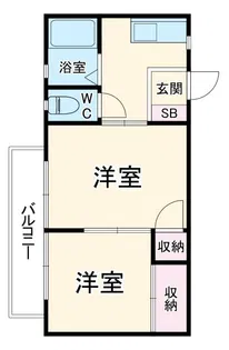月の兎【1階】の間取り