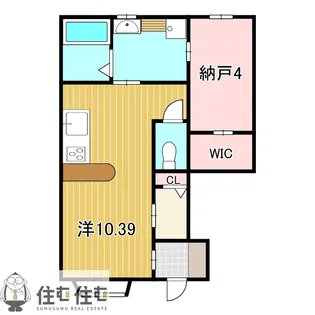 MAISON DE CHAT【1階】の間取り