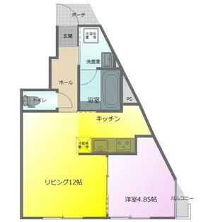 グランツリー連取 南棟【1階】の間取り