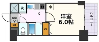 プレサンス久屋大通公園サウス【6階】の間取り