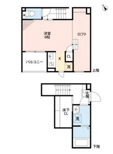 CB福津サントバウム【1階】の間取り