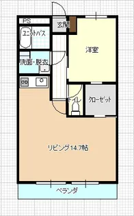 ライブパレス21【2階】の間取り