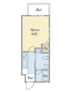 エストゥディオ【2階】の間取り