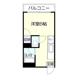 シャルルコーポ紫原【4階】の間取り