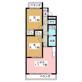 NICE VALLEY【2階】の間取り