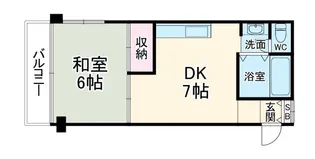 徳永荘【2階】の間取り
