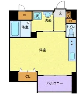 エルミスタ三の丸【3階】の間取り