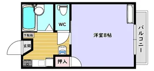 ポールスター【1階】の間取り