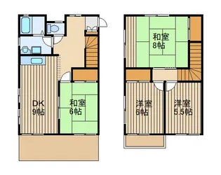 東京都練馬区高野台2【一戸建】の間取り