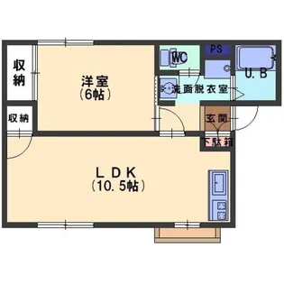 フレグランスふれあい【2階】の間取り