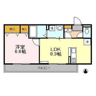 ブリリアンコート【1階】の間取り