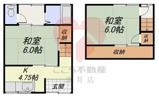 大阪府大阪市鶴見区浜3【一戸建】の間取り