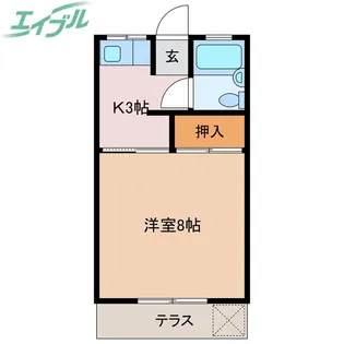 シャトルサンライズ【1階】の間取り