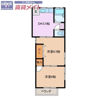 三重県志摩市阿児町国府【一戸建】の間取り