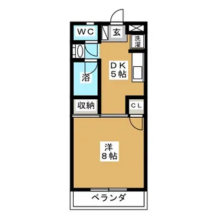 WALD HEIM【2階】の間取り