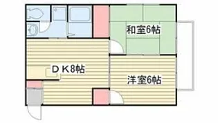 ビーチサイドSATOH【1階】の間取り