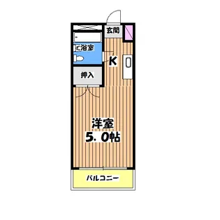 サンアベニューめじろ台【3階】の間取り