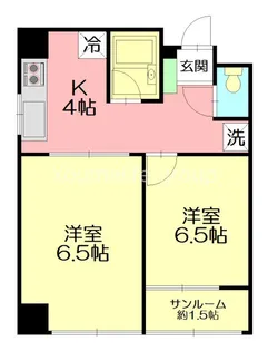神奈川県秦野市本町1【マンション】の間取り