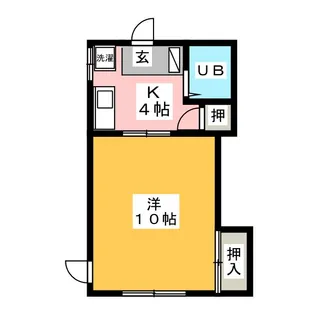 コーポてらもと【2階】の間取り