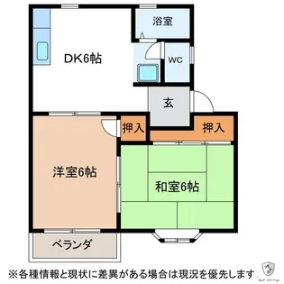 ハイツリバティー【2階】の間取り