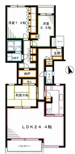 東京都杉並区南荻窪2【マンション】の間取り