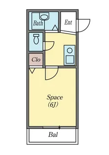 サルーテ【2階】の間取り