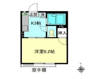 ハイツ桜台A棟【2階】の間取り