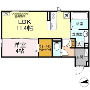 RESUA浜田【2階】の間取り