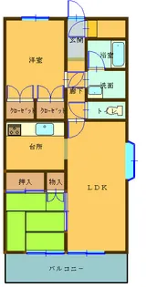 Mハイツ【2階】の間取り