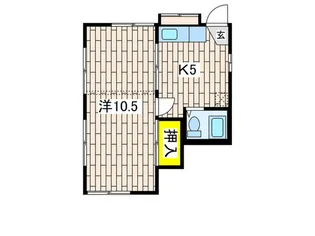 Cハイツ【1階】の間取り
