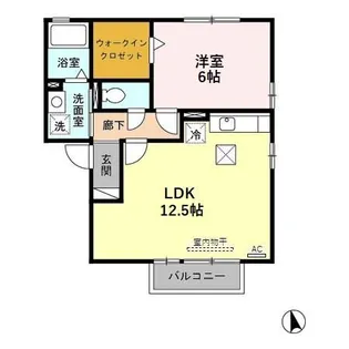 アメニティ A【1階】の間取り