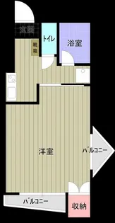 エル新屋敷B【2階】の間取り