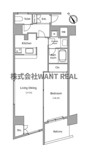 東京都新宿区西早稲田2【マンション】の間取り