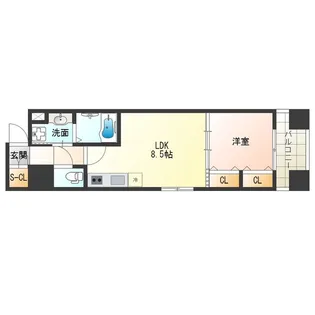 福島プライマリーワン【3階】の間取り