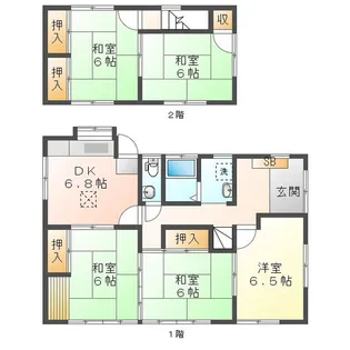 三重県津市羽所町【一戸建】の間取り