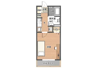 ファーニッシュド・ステイ駒ヶ根ウェスト【4階】の間取り