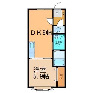 ELFE【1階】の間取り