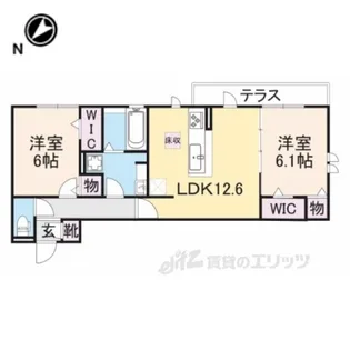 Lumeto【1階】の間取り