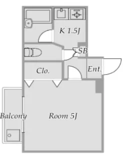 エルモ麻布【2階】の間取り