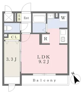 アスコット長町駅前【3階】の間取り