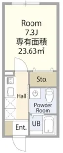 クレスト東村山【3階】の間取り