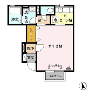 フロンテーラ【1階】の間取り