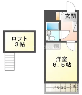 メゾンドゥshino【2階】の間取り