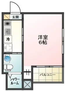 Glanz東大井WEST【2階】の間取り